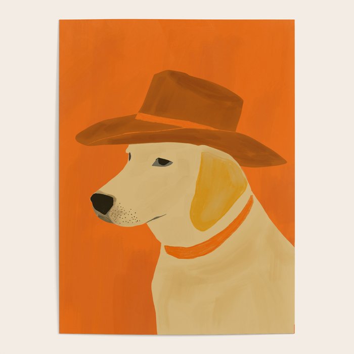 Dog With Hat  Poster Gallery Image 4