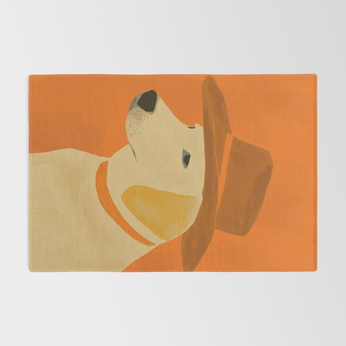 Dog With Hat Rug Gallery Image 2