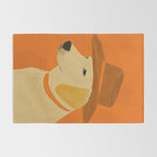Dog With Hat  Rug Gallery Image 2