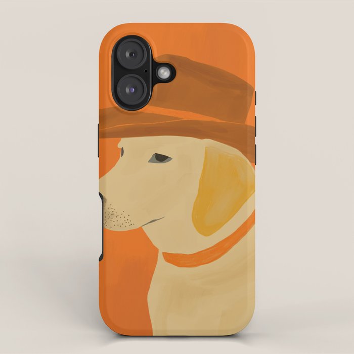Dog With Hat  iPhone Case Gallery Image 1