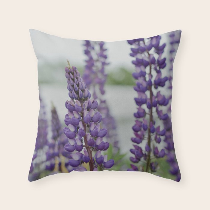 Lupine Field Throw Pillow Gallery Image 6