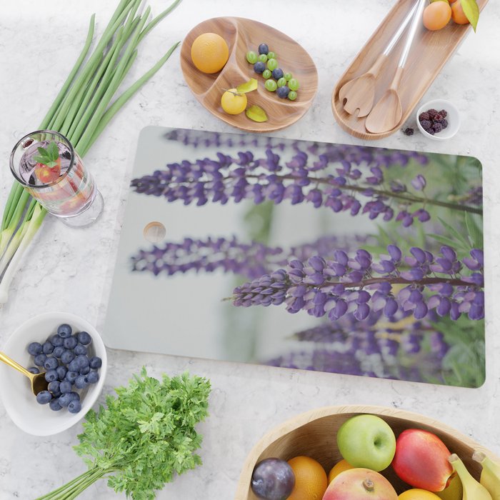 Lupine Field Cutting Board Gallery Image 2