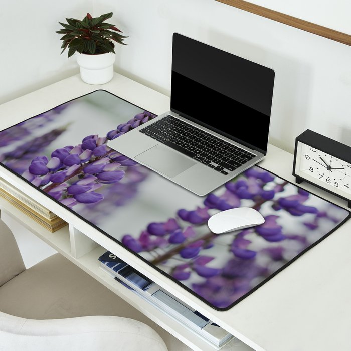 Lupine Field Desk Mat Gallery Image 2