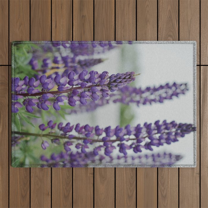 Lupine Field Outdoor Rug Gallery Image 1