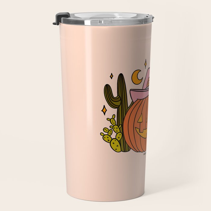 Cowboy Pumpkin Travel Mug Gallery Image 3