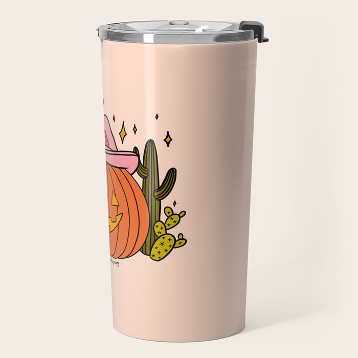Cowboy Pumpkin Travel Mug Gallery Image 2