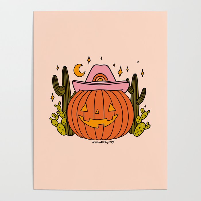 Cowboy Pumpkin Poster Gallery Image 4