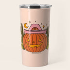 Cowboy Pumpkin Travel Mug Gallery Image 1
