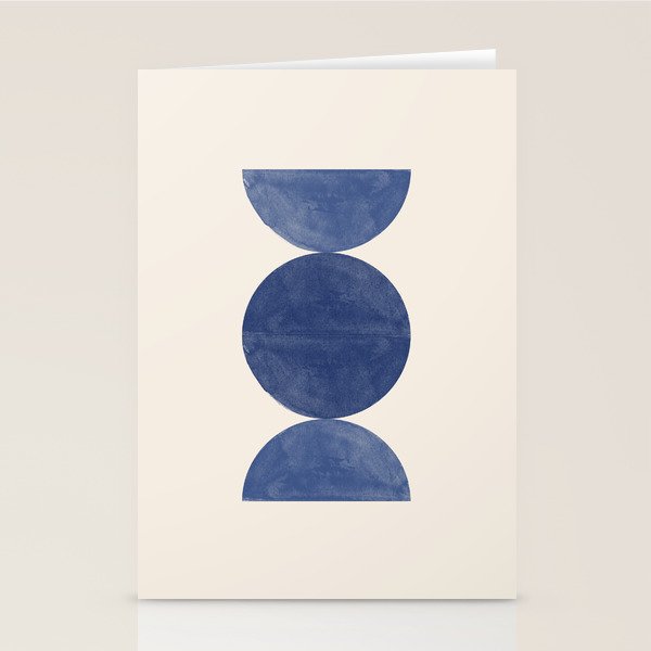Mid Century Modern Minimalist  Stationery Card Gallery Image 1
