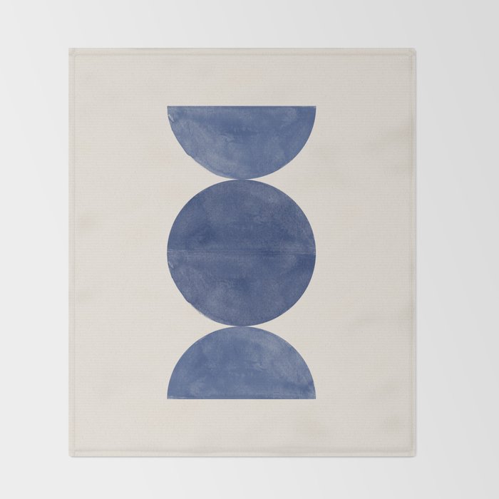 Mid Century Modern Minimalist  Throw Blanket Gallery Image 2