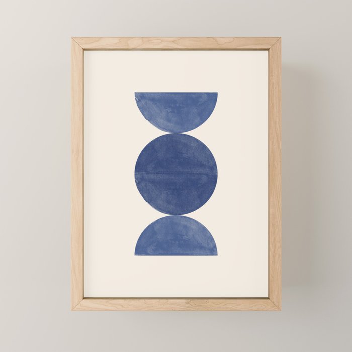 Mid Century Modern Minimalist  Mini Art Print Gallery Image 1
