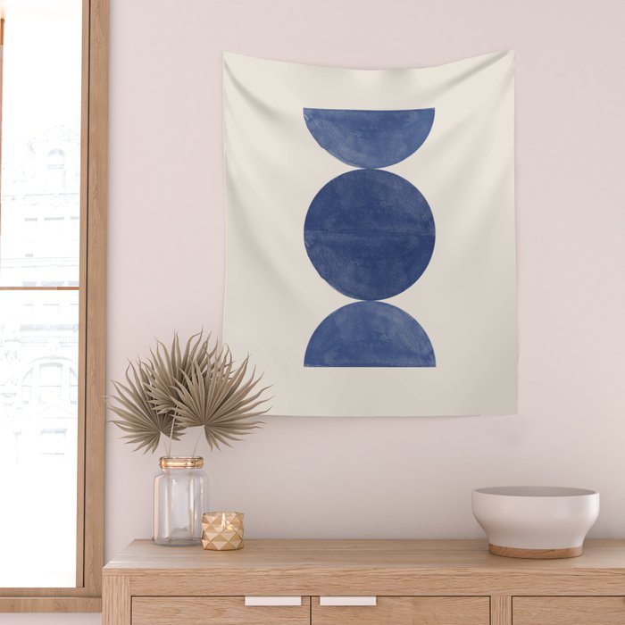 Mid Century Modern Minimalist  Wall Tapestry Gallery Image 2
