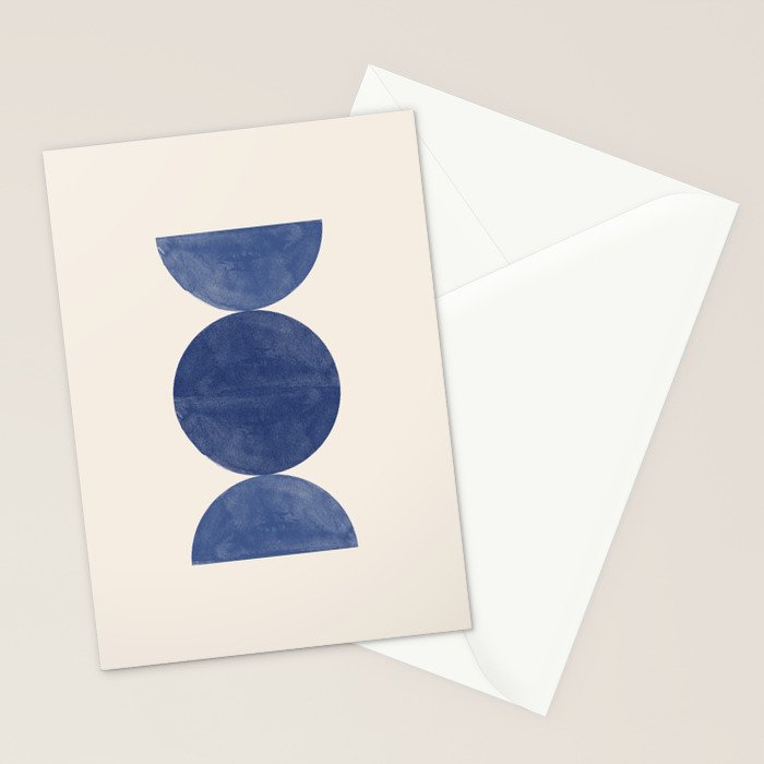 Mid Century Modern Minimalist  Stationery Card Gallery Image 2