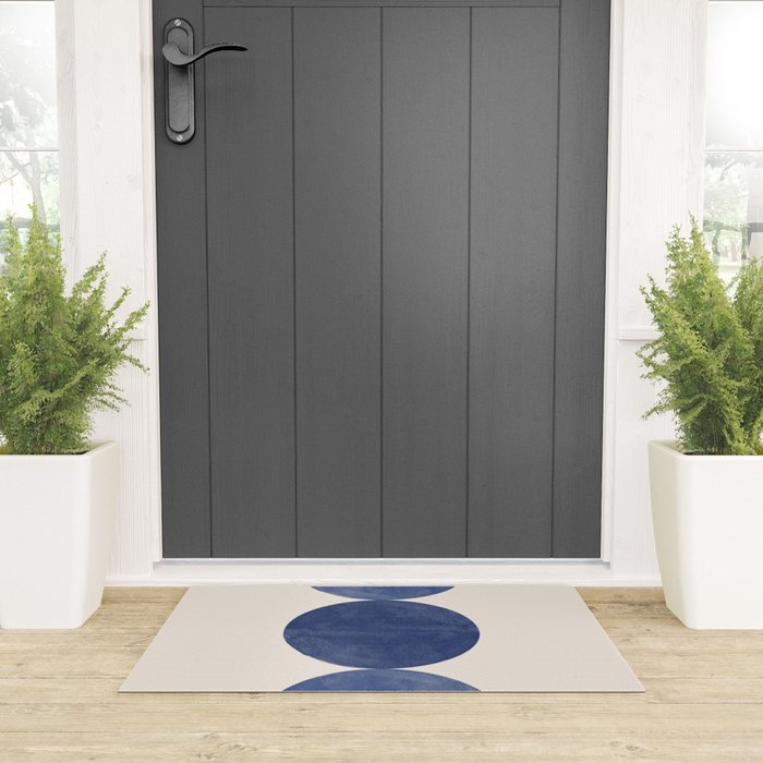 Mid Century Modern Minimalist  Welcome Mat Gallery Image 3