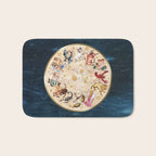 Vintage Astrology Zodiac Wheel Bath Mat Gallery Image 1