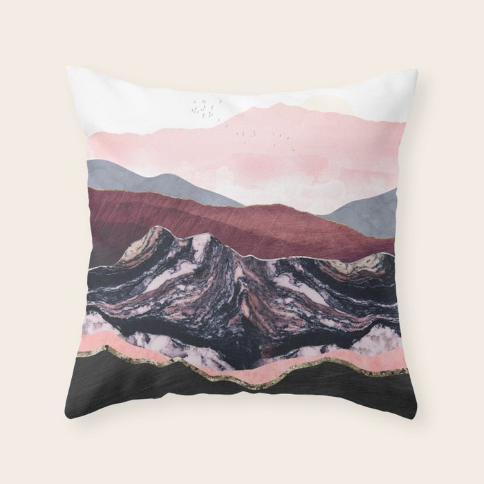 Wine Hills Throw Pillow Gallery Image 1