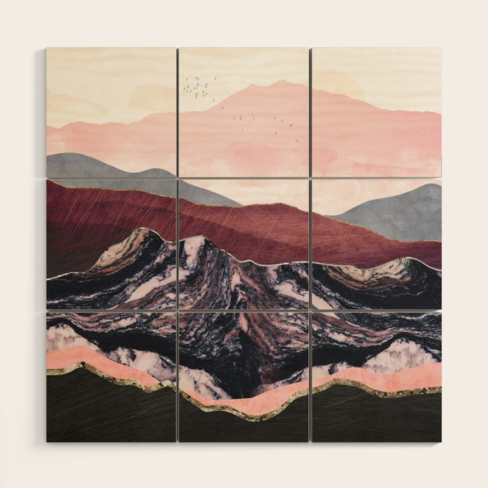 Wine Hills Wood Wall Art Gallery Image 1