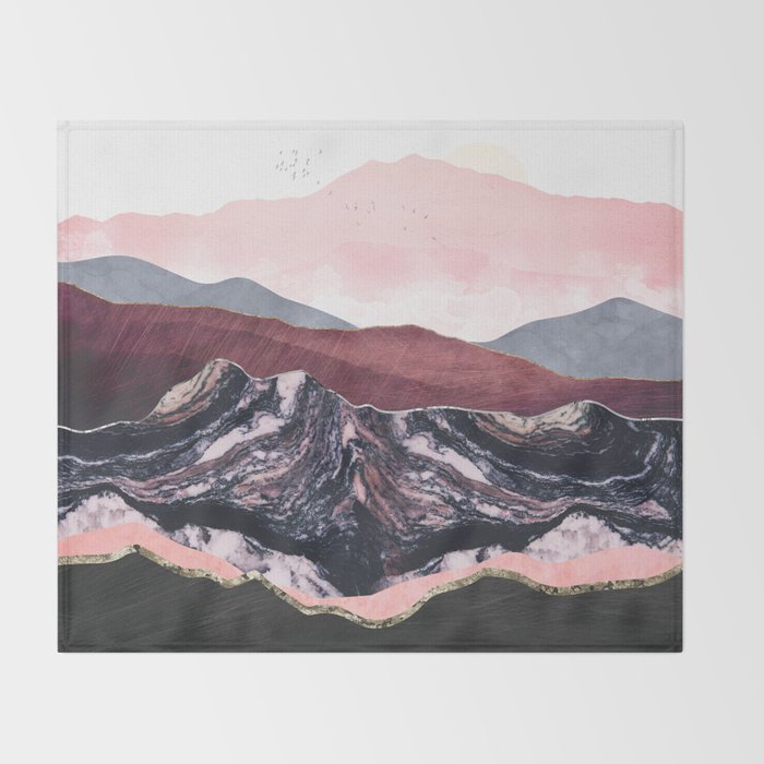 Wine Hills Throw Blanket Gallery Image 2