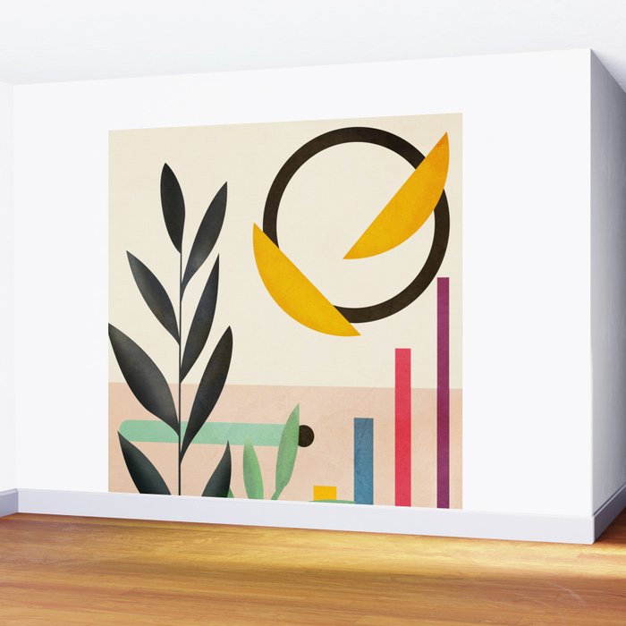 Abstract Geometry 32 Wall Mural Gallery Image 2