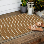 Simple Hand Drawn Pattern #12 Outdoor Rug Gallery Image 2