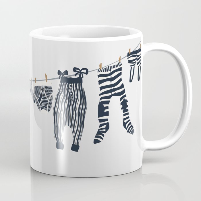 Hang out in laundry room Illu denim Coffee Mug Gallery Image 1