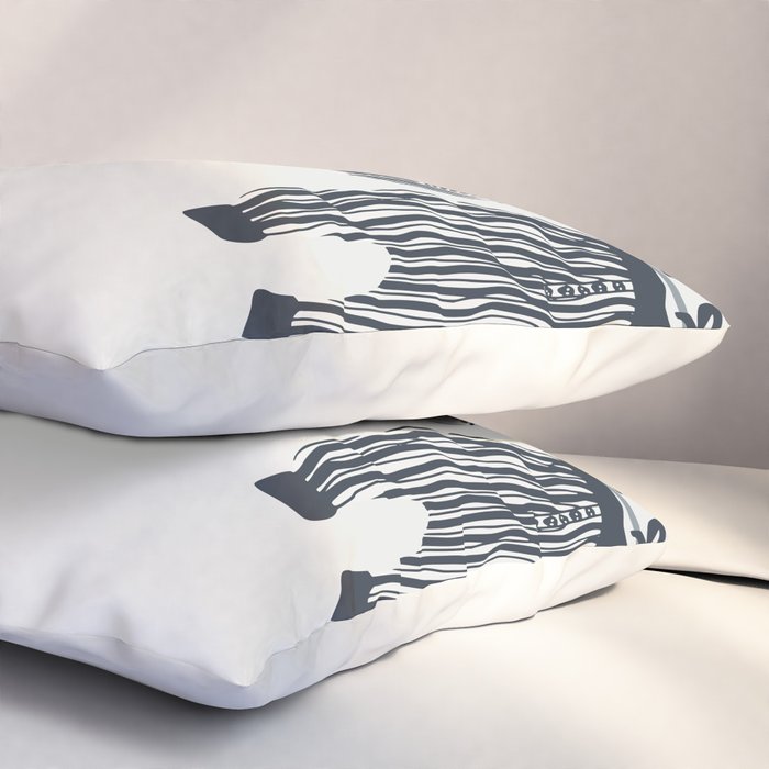Hang out in laundry room Illu denim Pillow Sham Gallery Image 3