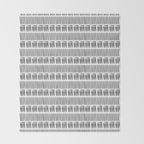 Black & White Stripe Pattern - white background Throw Blanket Gallery Image 2
