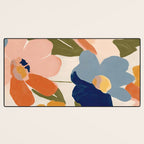 Soft Abstract Floral Garden II Desk Mat Gallery Image 3