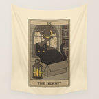 The Hermit - Cats Tarot Wall Tapestry Gallery Image 4