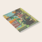 Mid Century Colorful Travel Posters Forth Bridge British Railways Notebook Gallery Image 2