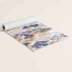 Abstract Colorful mountains C Yoga Mat Gallery Image 2