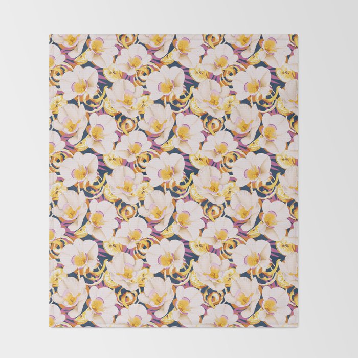 Bloom Tropic Essence Throw Blanket Gallery Image 2