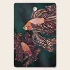 Metallic Betta Fish II Cutting Board Gallery Image 1