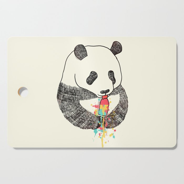 Panda Loves Ice Cream Cutting Board Gallery Image 1