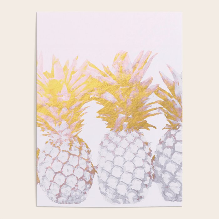 Golden pineapples Poster Gallery Image 4