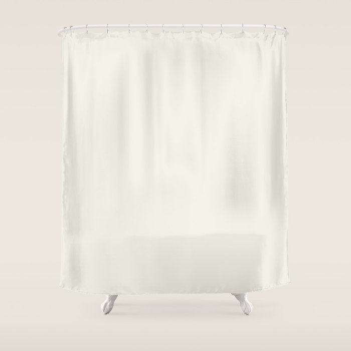 Simply Cream Shower Curtain Gallery Image 1
