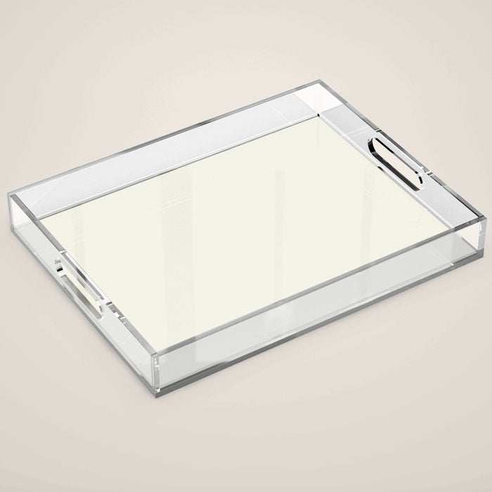 Simply Cream Acrylic Tray Gallery Image 1