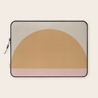 Minimal Retro Sunset - Earthy Neutral Laptop Sleeve Gallery Image 1