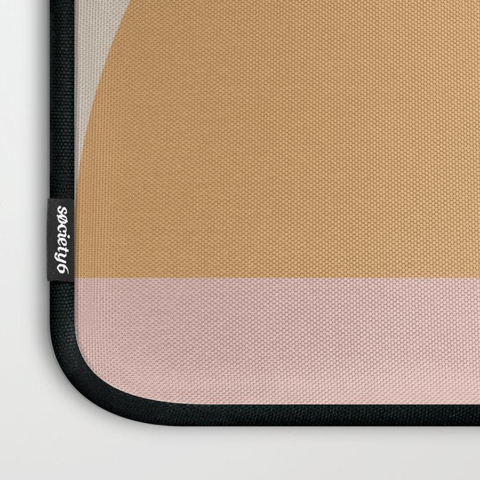 Minimal Retro Sunset - Earthy Neutral Laptop Sleeve Gallery Image 3