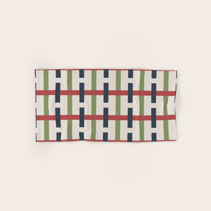 Woven Christmas Plaid 2025 Bath Towel Gallery Image 1