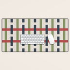 Woven Christmas Plaid 2025 Desk Mat Gallery Image 1