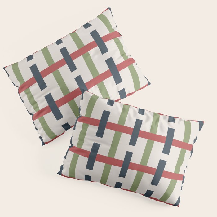 Woven Christmas Plaid 2025 Pillow Sham Gallery Image 1