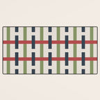 Woven Christmas Plaid 2025 Desk Mat Gallery Image 3