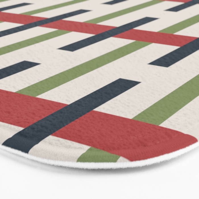 Woven Christmas Plaid 2025 Bath Mat Gallery Image 3