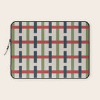 Woven Christmas Plaid 2025 Laptop Sleeve Gallery Image 1