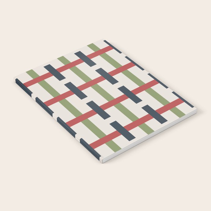Woven Christmas Plaid 2025 Notebook Gallery Image 1