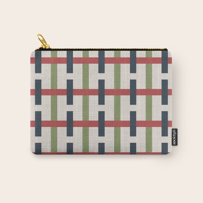 Woven Christmas Plaid 2025 Carry All Pouch Gallery Image 1