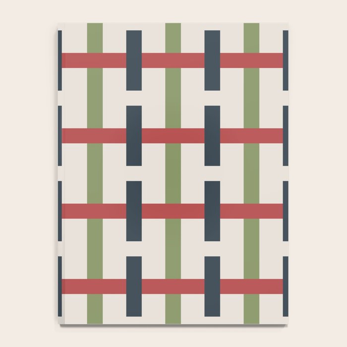 Woven Christmas Plaid 2025 Notebook Gallery Image 4