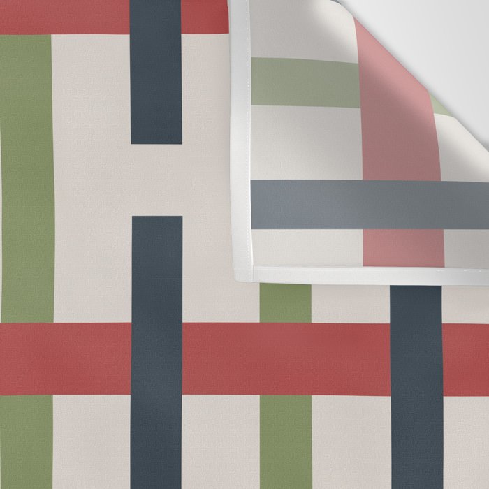 Woven Christmas Plaid 2025 Wall Tapestry Gallery Image 3