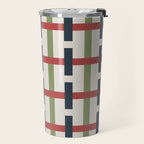 Woven Christmas Plaid 2025 Travel Mug Gallery Image 2